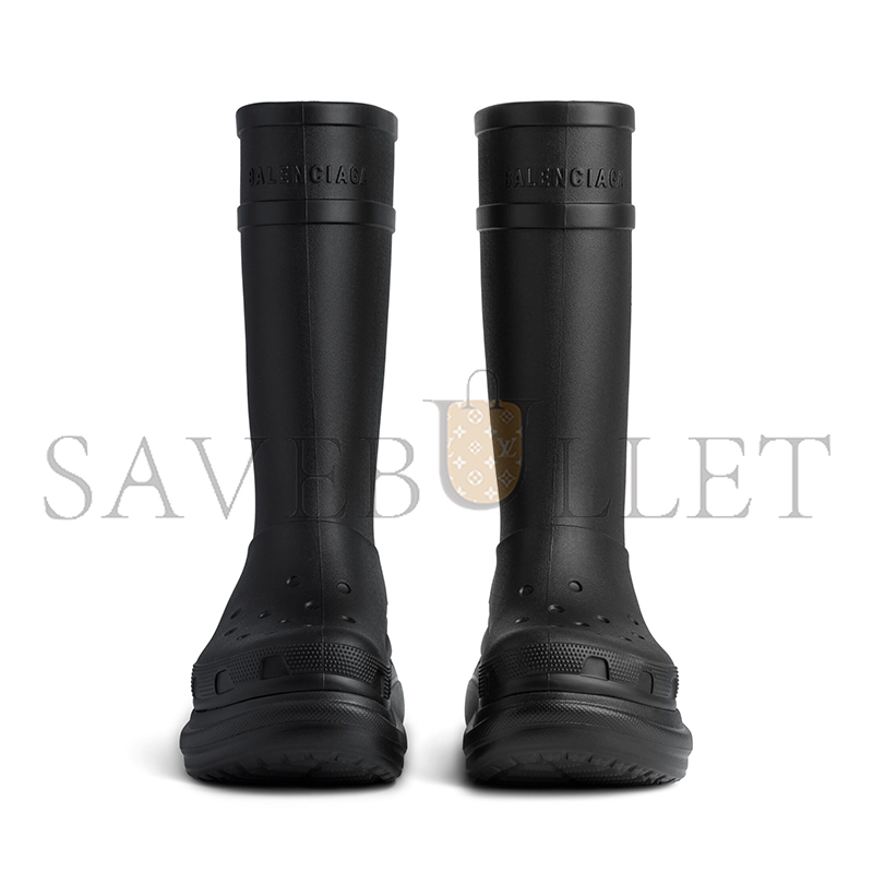 BALENCIAGA BLACK WOMEN'S CROCS BOOTS 677388W1S8E1000 BALENCIAGA BLACK WOMEN'S CROCS BOOTS 677388W1S8E1000